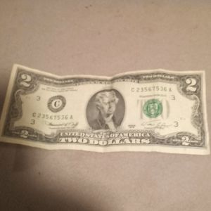 Two dollar bill